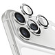 Zanaé Protection Caméra pour iPhone 17 Pro à Paillettes en Verre Trempé Résistant Argent Conçue sur mesure pour les lentilles de votre Apple iPhone 17 Pro, cette protection d'objectif individuelle garantit une intégration parfaite et une défense optimale.