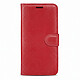 Acheter Zanaé Étui Portefeuille pour Xiaomi Redmi 17 Fermeture Magnétique avec Effet Grainé Rouge