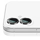 Acheter Zanaé Protection Caméra Camera pour iPhone 17 avec Cerclage Aluminium Renforcé Noir / Transparent