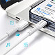 Avis Zanaé Câble USB-A vers Lightning en Nylon Tressé Flexible Renforcé Anti-nœuds 1.2 m Blanc