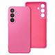 Coque pour Galaxy S26 Plus en Silicone Soft-Touch avec Doublure Microfibre Fuchsia pas cher