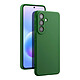 Coque pour Galaxy A57 en Silicone Soft-Touch avec Doublure Microfibre Vert foncé - Conçue sur mesure pour votre Samsung Galaxy A57, cette coque assure une protection idéale contre les chocs et les impacts accidentels du quotidien.