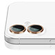 Acheter Zanaé Protection Caméra Camera pour iPhone 17 avec Cerclage Aluminium Renforcé Dorée