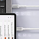 Avis Zanaé Câble USB-C vers USB-C 60W 3A Tressé Flexible Renforcé Anti-nœuds 1.2 m Blanc
