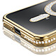 Avis Coque pour Redmi Note 15 Compatible MagSafe avec Contour à Strass Dorée