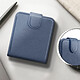 Acheter Étui à Clapet pour Galaxy Z Flip 8 Série Chesterfield Effet Cuir Texturé Bleu marine