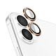 Zanaé Protection Caméra Camera pour iPhone 17 avec Cerclage Aluminium Renforcé Dorée - Protection Caméra Camera pour iPhone 17 avec Cerclage Aluminium Renforcé