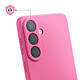 Avis Coque pour Galaxy S26 Plus en Silicone Soft-Touch avec Doublure Microfibre Fuchsia