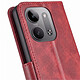 Acheter Avizar Étui Portefeuille pour Redmi 17C 5G Vintage avec Support Vidéo et Dragonne