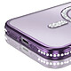 Avis Coque pour iPhone 15 Plus Compatible MagSafe avec Contour à Strass Violet
