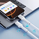 Avis Zanaé Câble USB-A vers USB-C 10W en Nylon Tressé Flexible Renforcé Anti-nœuds 1.2m Blanc