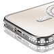 Avis Coque pour iPhone 15 Plus Compatible MagSafe avec Contour à Strass Argent
