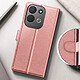 Acheter Étui Portefeuille pour Redmi 17 Chesterfield avec Fonction Support Vidéo Rose gold