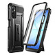 Supcase Coque Intégrale pour Galaxy A17 Série Unicorn Beetle Pro avec Béquille Noir Protection complète antichoc avec structure multicouche absorbant les impacts jusqu'à 6 mètres de chute
