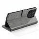 Avis Étui Portefeuille pour Redmi 17C Chesterfield avec Fonction Support Vidéo Gris