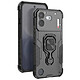 Avizar Coque pour Nothing Phone 4b avec Anneau Rotatif et Fonction Support Coque antichoc en bi-matière pour une absorption des chocs optimale