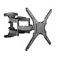 KIMEX 013-2662 Support mural TV articulé écran 23''-75" -bras 4,9-48,2 cm