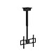 KIMEX 018-7501 Support TV motorisé plafond écran 37''-86'' - hauteur 111,5-151,5 cm