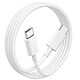 Huawei Câble USB-C vers USB-C Charge Rapide Power Delivery 65W 1,8 m Blanc Parfaitement compatible avec les ordinateurs portables Huawei MateBook ainsi que l'ensemble des smartphones et tablettes munis d'un port de connexion USB-C.