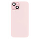 Vitre arrière Complète pour iPhone 15 Plus avec MagSafe Rose clair - Vitre arrière compatible Rose pour redonner à votre iPhone 15 Plus son aspect d'origine