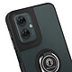 Acheter Coque pour Motorola Moto G55 Bague Métallique Support Vidéo Noir