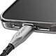 CYGNETT Câble USB-C vers USB-C Armoured Charge 100W et Synchronisation 480 Mbps 50cm Noir pas cher