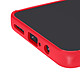 Coque pour Motorola Moto G35 Bague Métallique Support Vidéo Rouge pas cher