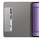 Étui pour OnePlus Pad 3 Effet Cuir Toilé avec Support et Porte-Cartes Gris pas cher