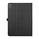 Étui pour OnePlus Pad 3 Effet Cuir Toilé avec Support et Porte-Cartes Noir - Conçu sur mesure pour votre OnePlus Pad 3, cet étui assure une protection intégrale et robuste contre les chocs du quotidien, les chutes accidentelles et les rayures.