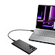 CYGNETT Câble USB-C vers USB-A Charge et Transfert 3A 60W Essentials 1m Noir pas cher