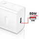 Avis ONEPLUS Chargeur Secteur USB-A 80W Ultra-Rapide SuperVOOC Compact Blanc