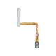 Samsung Lecteur d'Empreinte pour Galaxy Z Flip 6 avec Nappe Flex Service Pack Gris - Lecteur d'empreinte digitale avec nappe de connexion d'origine officielle Samsung Service Pack pour le Samsung Galaxy Z Flip 6
