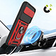Mayaxess Coque pour Pixel 11 / 11 Pro avec Cache Caméra Coulissant et Bague Magnétique Rouge pas cher