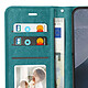 Mayaxess Étui Portefeuille pour Google Pixel 11 Pro avec Dragonne et Fonction Support Turquoise pas cher