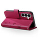 Avis Zanaé Étui Portefeuille pour Galaxy S26 Premium Design Fleurs Papillon Fuchsia