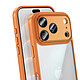 Avis Générique Coque pour iPhone 18 Pro Antichoc Hybride avec Protection Caméra Orange