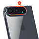 Avis Coque pour iPhone Duo Rigide Pliable Haute Protection Antichoc Transparent