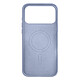 Coque MagSafe pour iPhone 18 Pro Max en Silicone avec Bords Relevés Bleu pas cher