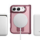 Avis Générique Coque pour iPhone Duo Compatible MagSafe avec Support Béquille Bordeaux