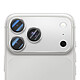 Protection Caméra pour iPhone 18 Pro Max en Verre Trempé Conception Monobloc Argent pas cher