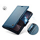 Acheter Caseme Étui Portefeuille pour iPhone Duo Effet Cuir avec Support et Anti-RFID Bleu canard