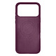 Coque MagSafe pour iPhone 18 Pro Max en Silicone avec Bords Relevés Violet foncé pas cher