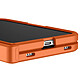 Générique Coque pour iPhone Duo Compatible MagSafe avec Support Béquille Orange pas cher