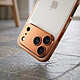 Protection Design pour iPhone 18 Pro Antichoc avec Protection Caméra Intégré Orange pas cher