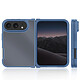 Acheter Coque pour iPhone Duo Antichoc avec Dos Rigide Givré et Cadre Souple Renforcé Bleu