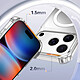 Acheter Coque MagSafe pour iPhone 18 Pro Max avec Verre Trempé et Protection Caméra Transparent