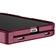 Générique Coque pour iPhone Duo Compatible MagSafe avec Support Béquille Bordeaux pas cher