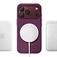 Avis Coque MagSafe pour iPhone 18 Pro Max en Silicone avec Bords Relevés Violet foncé
