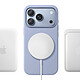 Avis Coque MagSafe pour iPhone 18 Pro en Silicone avec Bords Relevés Bleu