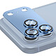 Acheter Protection Caméra pour iPhone 18 Pro Max en Verre Trempé Conception Monobloc Bleu clair